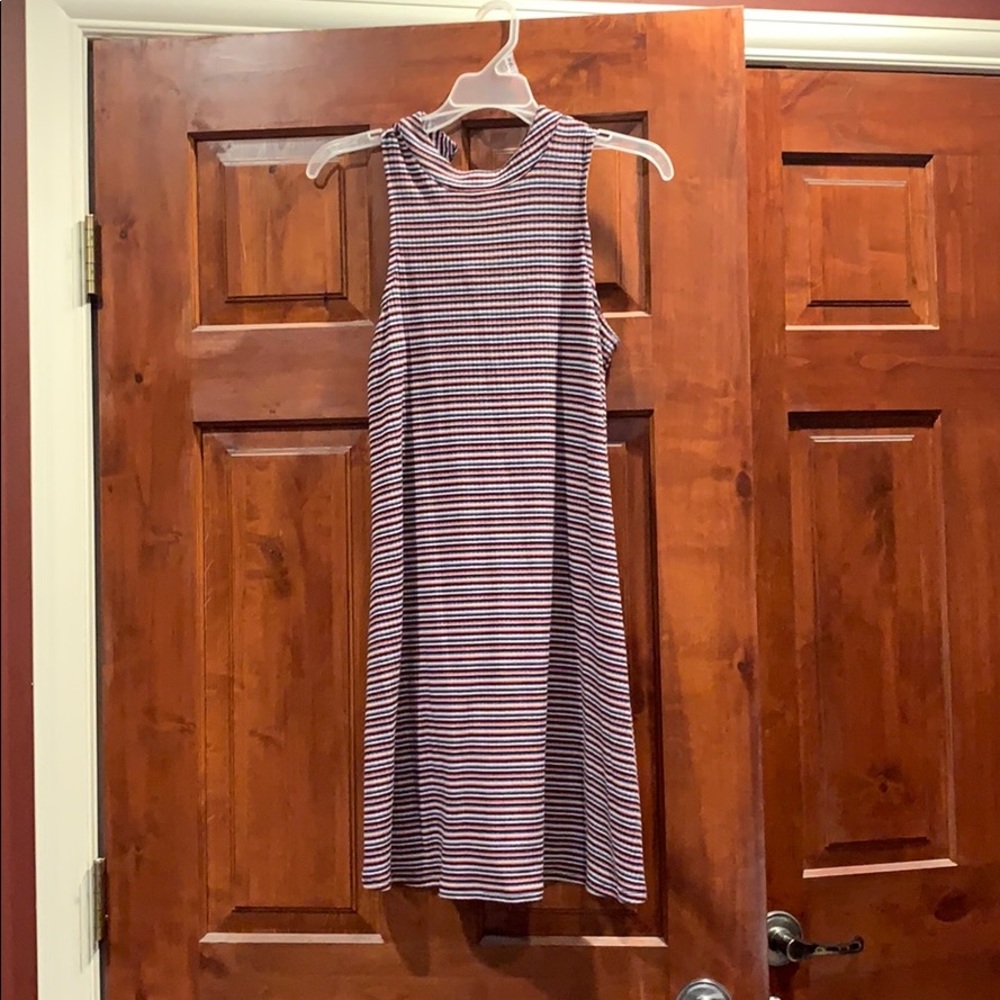 A-line stripped dress